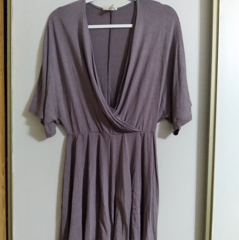 Moon Kiss Purple Medium Short Romper Wrap Top